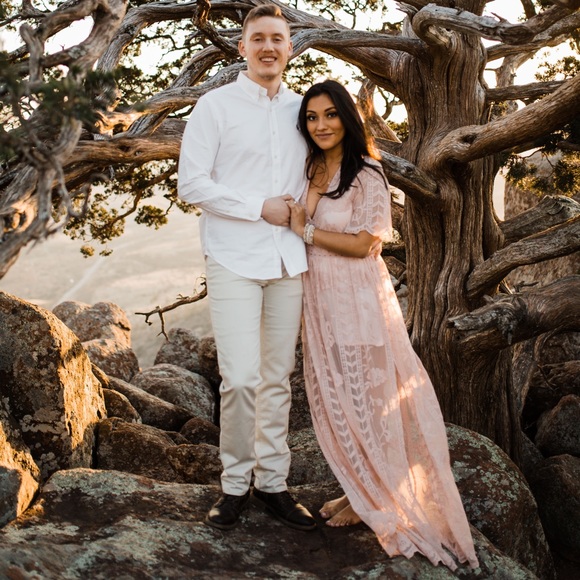 Dresses & Skirts - Long Blush Romper/Dress